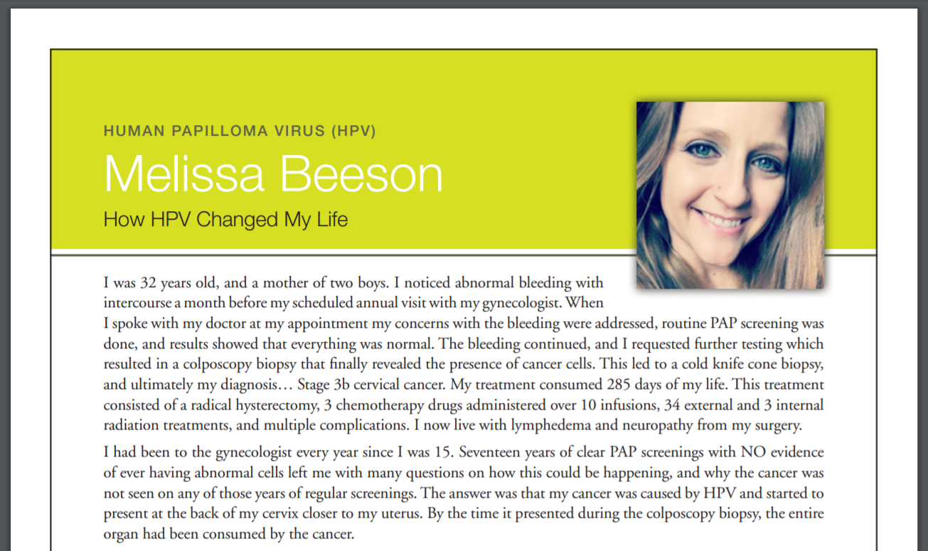 Survivor Story - Melissa