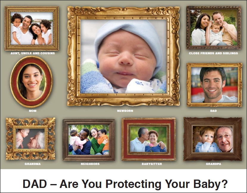 Tdap Poster for Dad Vaccinate Indiana